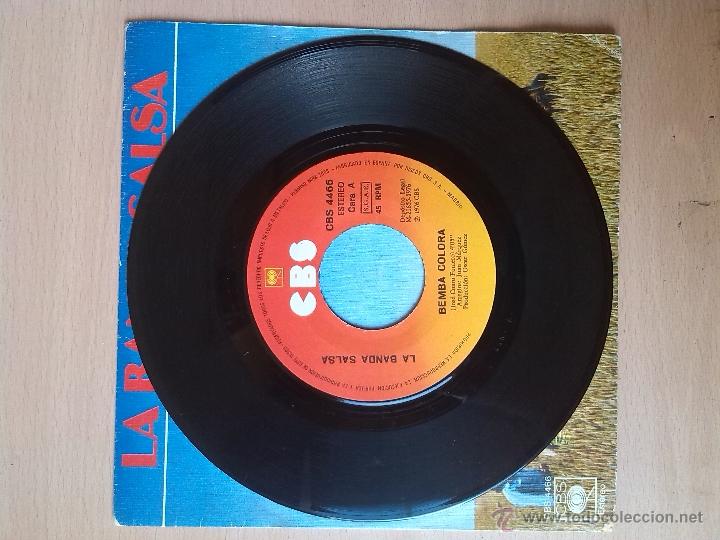 Discos de vinilo: single la banda salsa. bemba colora. cbs 1976 - Foto 3