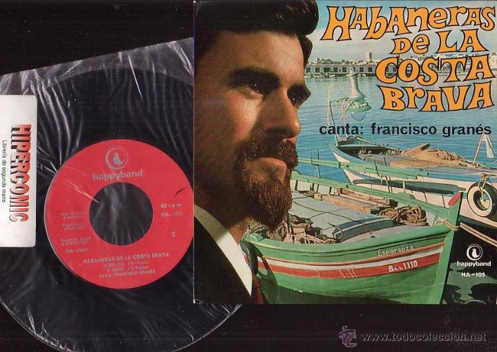 Disques de vinyle: VINILO DISCO FRANCISCO GRAN&Eacute;S - HABANERAS DE LA COSTA BRAVA