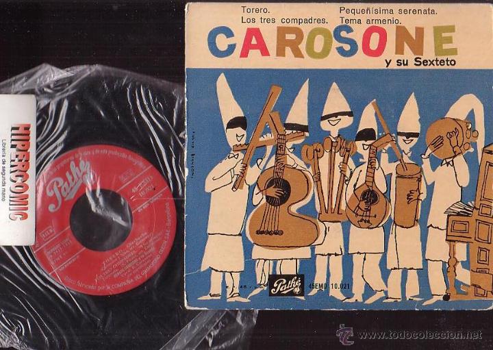 Discos de vinilo: CAROSONE Y SU SEXTETO - Foto 1