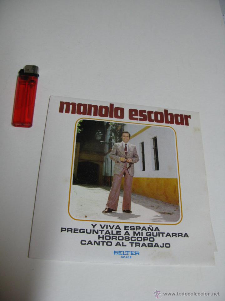 Vinyl records: vinilo manolo escobar