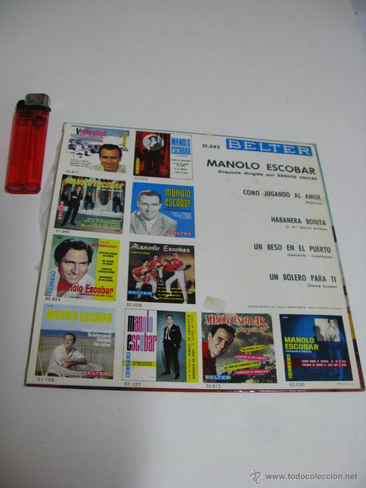 Discos de vinilo: vinilo de manolo escobar - Foto 2