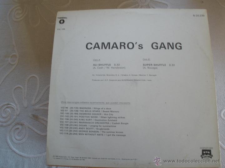 Discos de vinilo: CAMAROS GANG - ALI SHUFFLE - MAXI - Foto 2