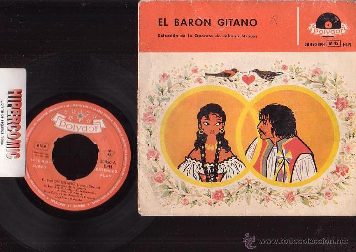 Discos de vinilo: VINILO DISCO EL BARON GITANO - OPERA DE JOHANN STRAUSS - Foto 1