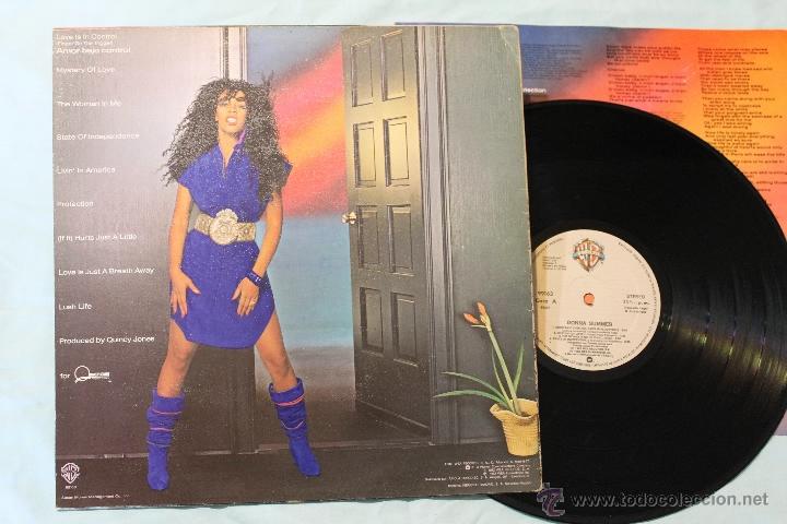 Discos de vinilo: DONNA SUMMER LP VINYL WEA SPAIN 1982 - Foto 2