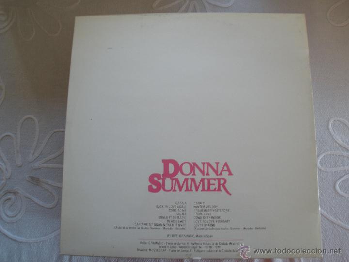 Discos de vinilo: GRANDES EXITOS DE DONNA SUMMER - Foto 2