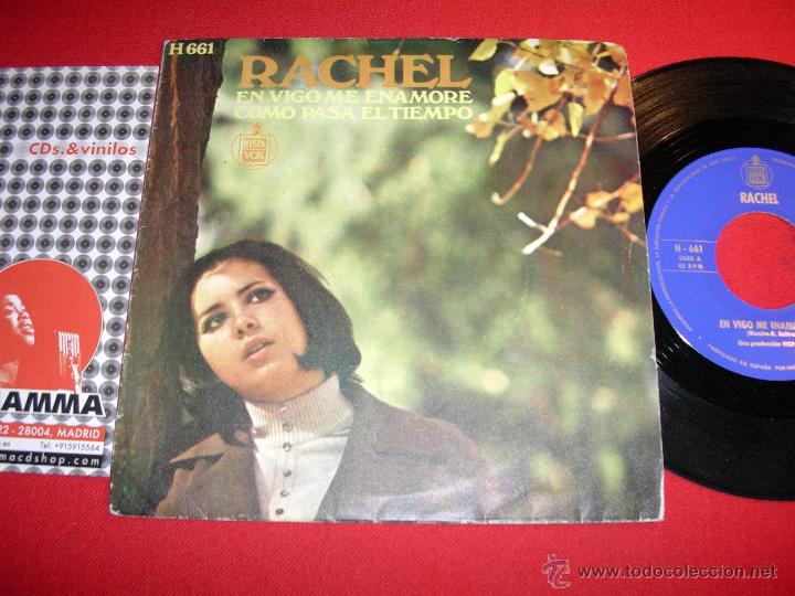 Discos de vinilo: rachel en vigo me enamore  1970   single - Foto 1