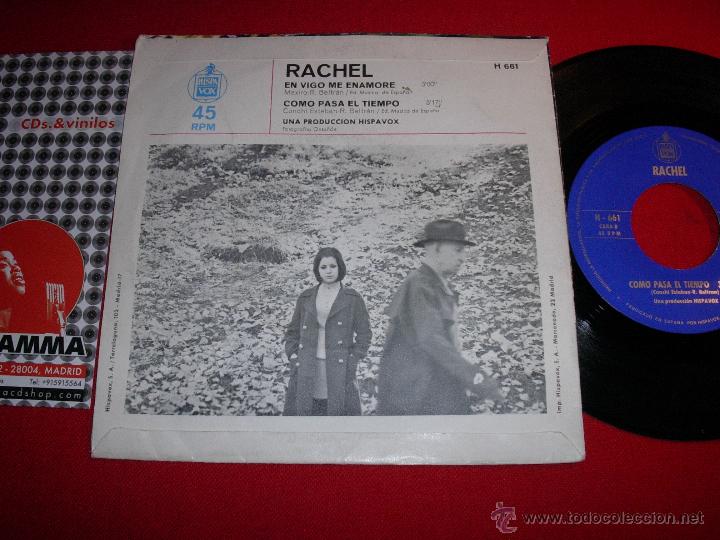 Discos de vinilo: rachel en vigo me enamore  1970   single - Foto 2