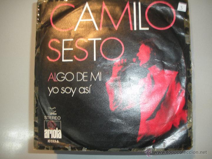 Discos de vinilo: MAGNIFICO SINGLE DE - CAMILO - SESTO - - Foto 1