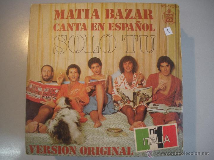 Discos de vinilo: MAGNIFICO SINGLE DE - MATIA - BAZAR - - Foto 1