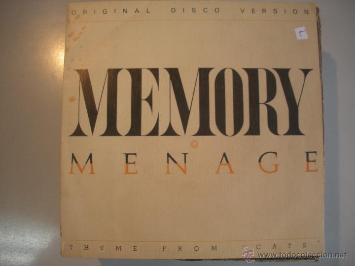 Discos de vinilo: MAGNIFICO SINGLE DE - M E M O R Y - MENAGE - - Foto 1