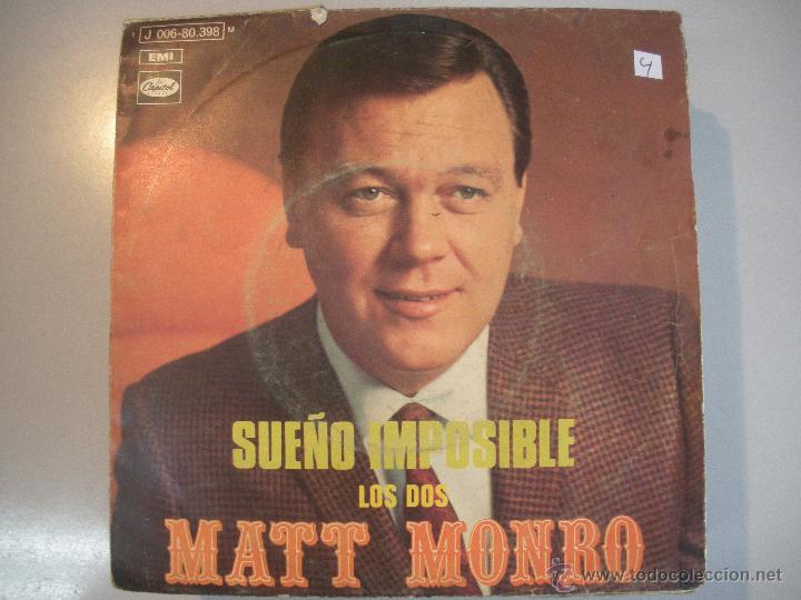 Discos de vinilo: MAGNIFICO SINGLE DE - MATT - MONRO - - Foto 1