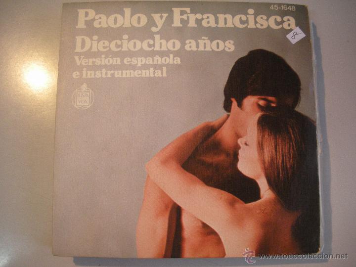 Discos de vinilo: MAGNIFICO SINGLE DE - PAOLO - Y FRANCISCA - - Foto 1