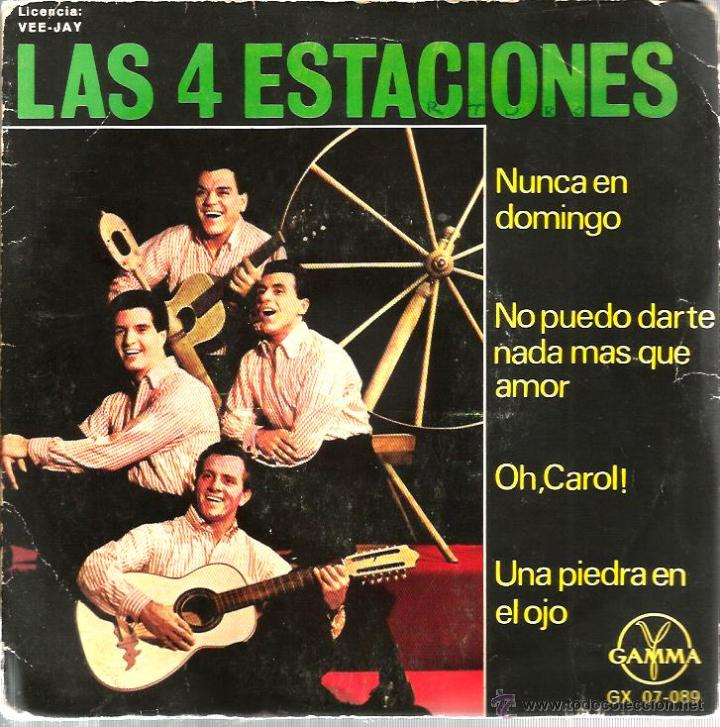 Discos de vinilo: EP LAS 4 ESTACIONES : NUNCA EN DOMINGO + 3 - Foto 1