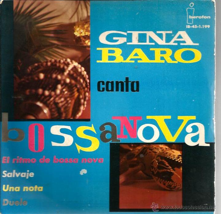 Discos de vinilo: EP GINA BARO CANTA BOSSA NOVA - Foto 1