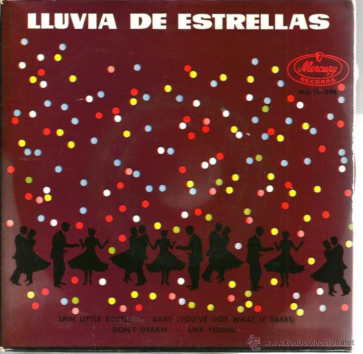 EP LLUVIA DE ESTRELLAS : SARAH VAUGHAM + THE MODERNAIRES + BROOK BENTON & DINA WASHINGTON (Música - Discos de Vinilo - EPs - Funk, Soul y Black Music)