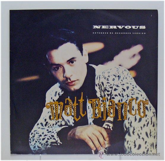 Discos de vinilo: Matt Bianco - Nervous (Maxi Single Vinilo) - Foto 1