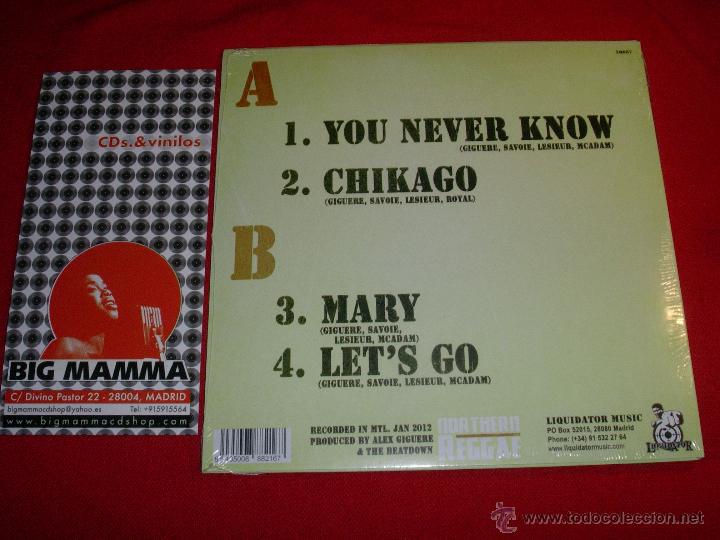 Discos de vinilo: the beatdown  lets go  you never know  spain 2013  ep - Foto 2