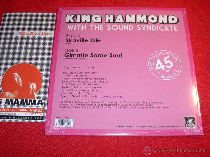 Discos de vinilo: king hammond  skaville  ole  single - Foto 2