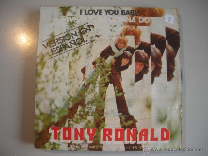 Discos de vinilo: MAGNIFICO SINGLE DE - TONY - RONALD - - Foto 1