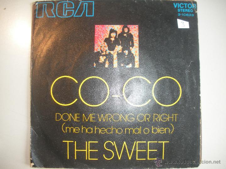Discos de vinilo: MAGNIFICO SINGLE DE - THE - SWEET - - Foto 1