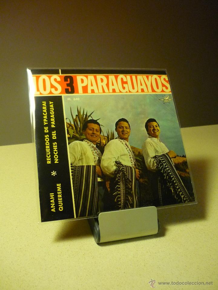 Discos de vinilo: LOS 3 PARAGUAYOS ANAHI +3 EP - Foto 1