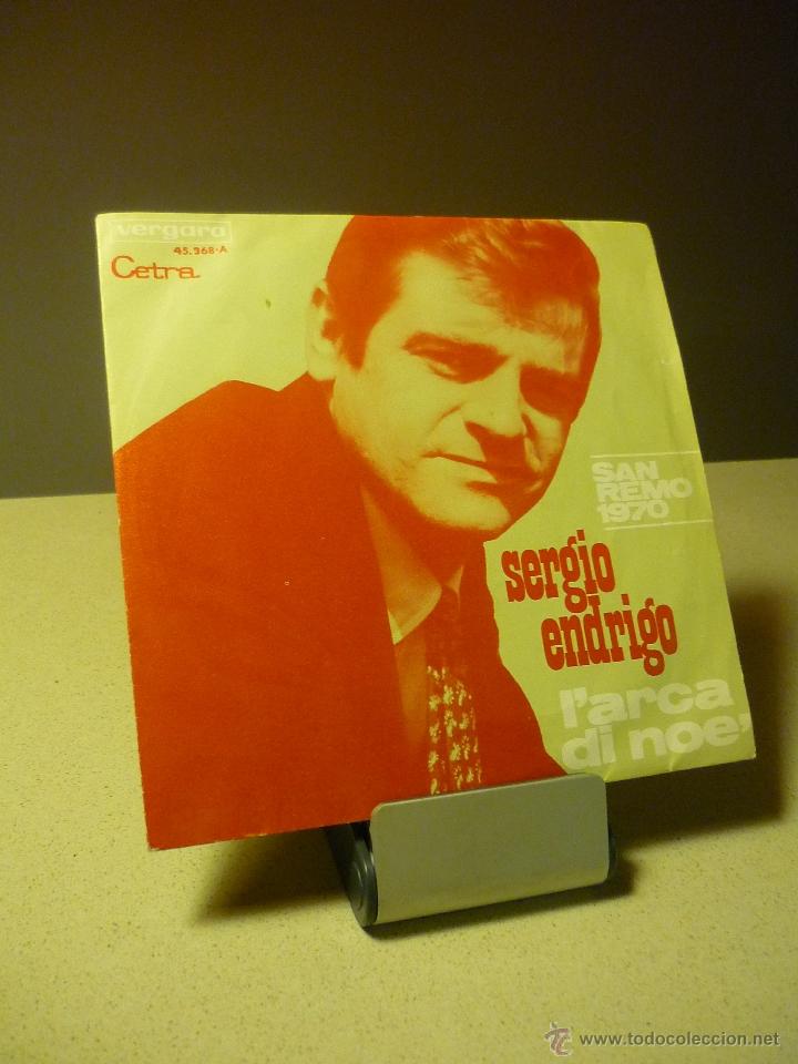 Discos de vinilo: SERGIO ENDRIGO LARCA DI NOE SINGLE - Foto 1