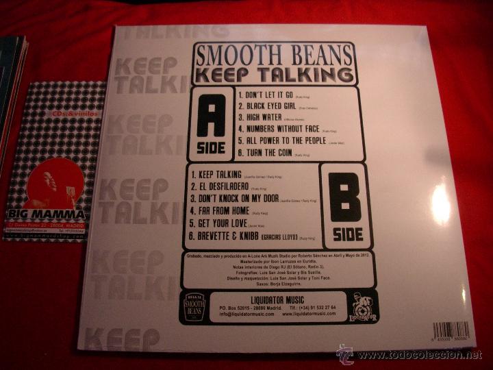 Discos de vinilo: smooth beans keep talking lp - Foto 2