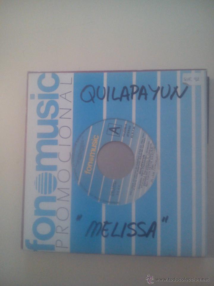 Disques de vinyle: B1 MELISSA - QUILAPAYUN - PROMOCIONAL (PEDIDO MINIMO 6 EUROS)