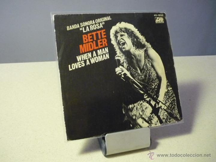 Discos de vinilo: BETTE MIDLER LA ROSA SINGLE - Foto 1