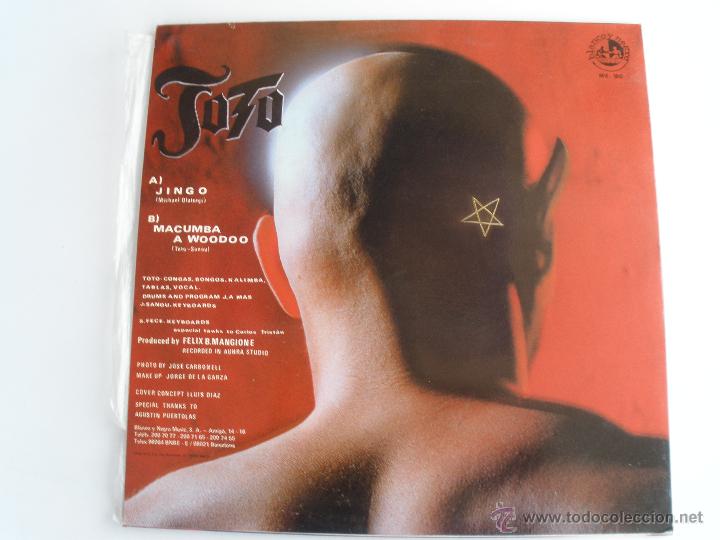Discos de vinilo: TOTO JINGO - Foto 2