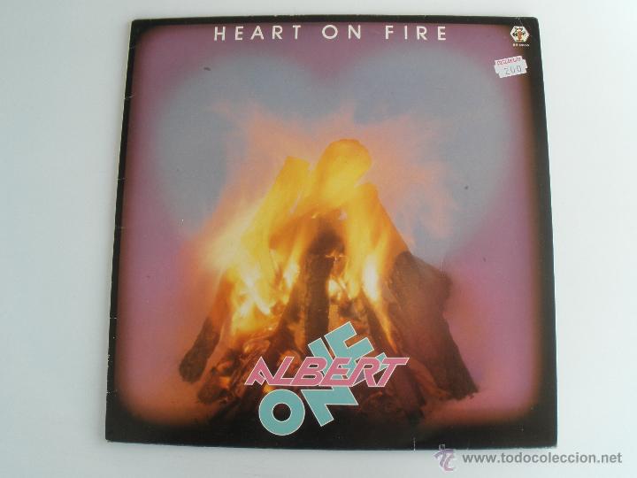 Discos de vinilo: ALBERT ONE - HEART ON FIRE - Foto 1