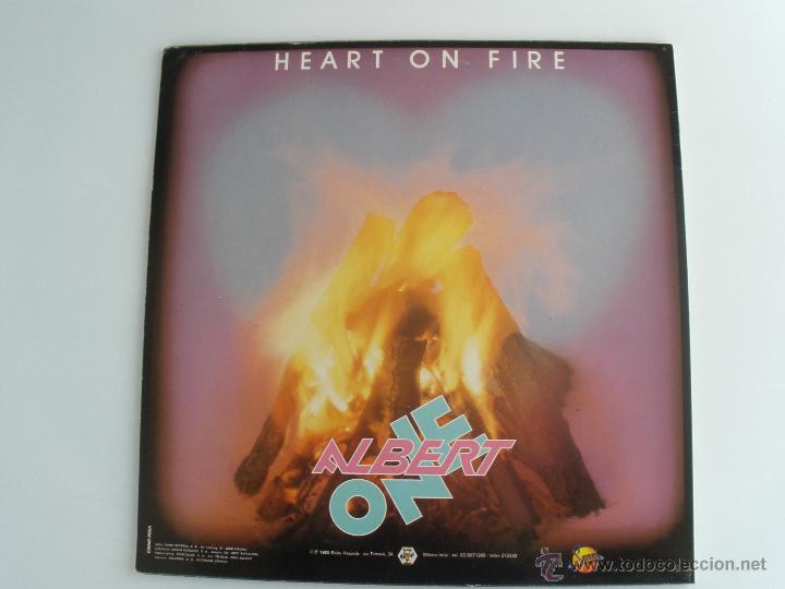 Discos de vinilo: ALBERT ONE - HEART ON FIRE - Foto 2