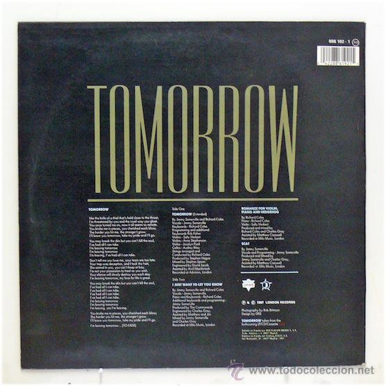 Discos de vinilo: The Communards - Tomorrow (Maxi Single Vinilo. Original 1987) - Foto 2