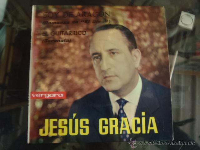 Discos de vinilo: JESUS GRACIA SOY DE ARAGON. - Foto 1