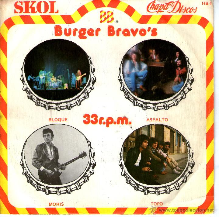Discos de vinilo: SKOL / BURGER BRAVOS / CHAPA DISCOS 1979 - Foto 1