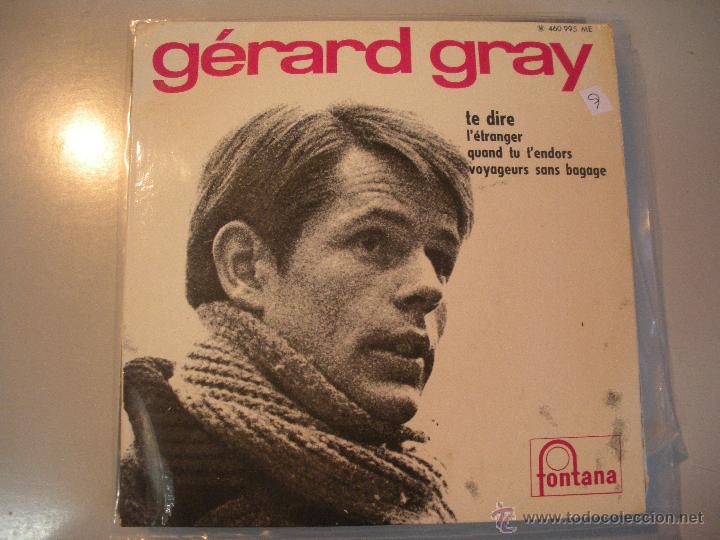 Discos de vinilo: MAGNIFICO SINGLE DE - GERARD - GRAY - - Foto 1