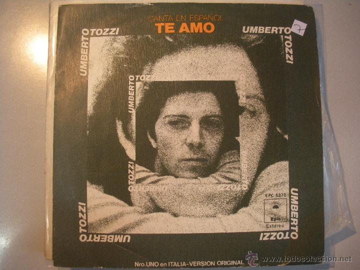 Discos de vinilo: MAGNIFICO SINGLE DE - UMBERTO - TOZZI - - Foto 1