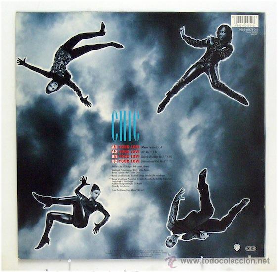 Discos de vinilo: Chic - Your Love (Single Vinilo. Original 1992) - Foto 2
