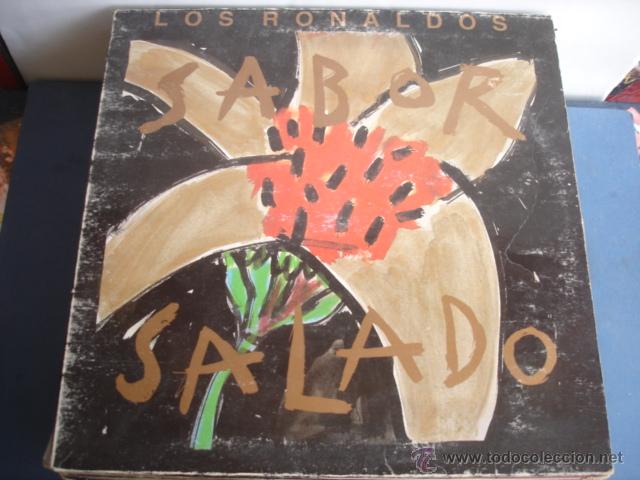 Discos de vinilo: LOS RONALDOS SABOR SALADO GATEFOLD (SOLO CARPETA + INSERT) - Foto 1