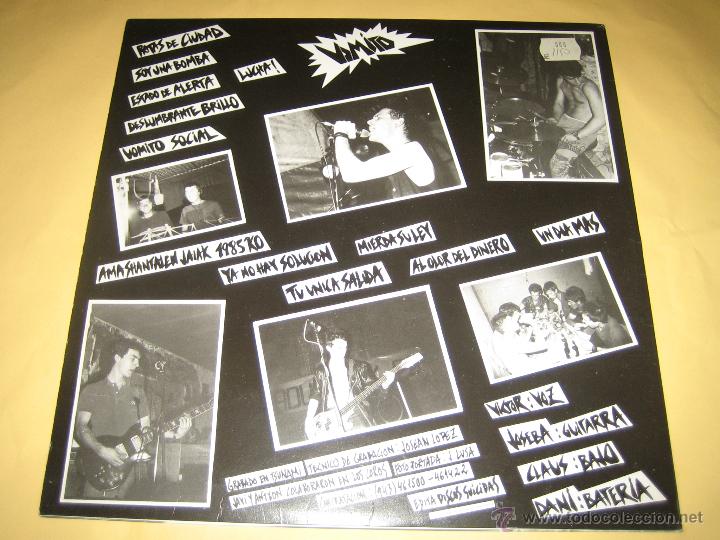 Discos de vinilo: VOMITO - 1987 - MUY BUEN ESTADO - Foto 2