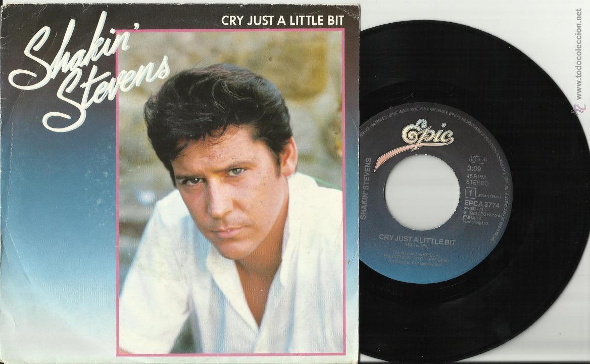 Discos de vinilo: shakin stevens single cry just a little bit holanda 1983 - Foto 1