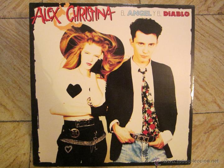 Discos de vinilo: ALEX Y CHRISTINA EL ANGEL Y EL DIABLO - Foto 1