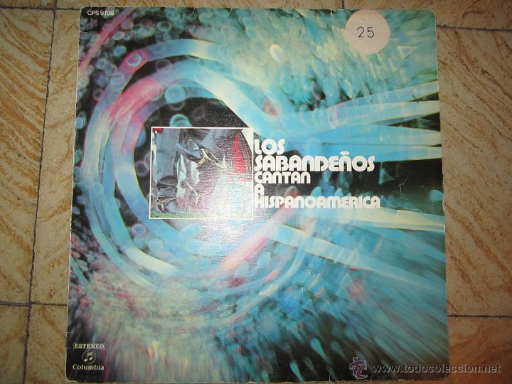 Discos de vinilo: LOS SABANDE&Ntilde;OS CANTAN A HISPANOAMERICA - Foto 1