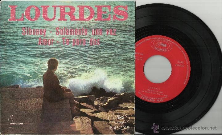Disques de vinyle: lourdes ep siboney espa&ntilde;a 1962