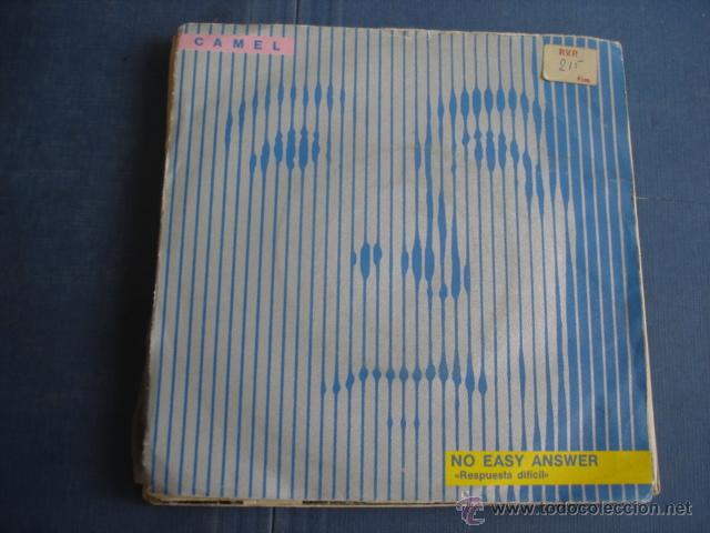 Discos de vinilo: CAMEL   NO EASY ANSWER - Foto 1