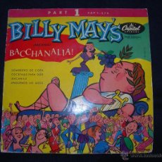 Discos de vinilo: EP BILLY MAY´S // BACANAL. Lote 43507870