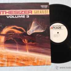 Discos de vinilo: SYNTHESIZER GREATEST VOLUMEN 3 LP VINYL ARCADE NETHERLAND 1989. Lote 43529445