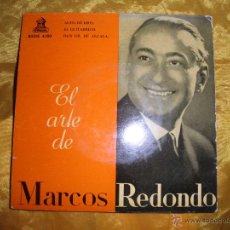 Discos de vinilo: EL ARTE DE MARCOS REDONDO. ALMA DE DIOS + 3. EP. ODEON 1960. . Lote 43534170