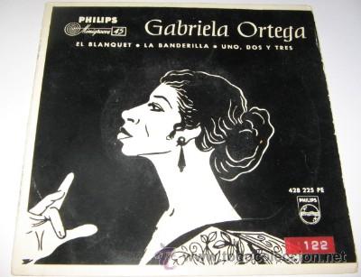 Discos de vinilo: SINGLE DE GABRIELA ORTEGA (RECITADORA), DE 1960 - Foto 1