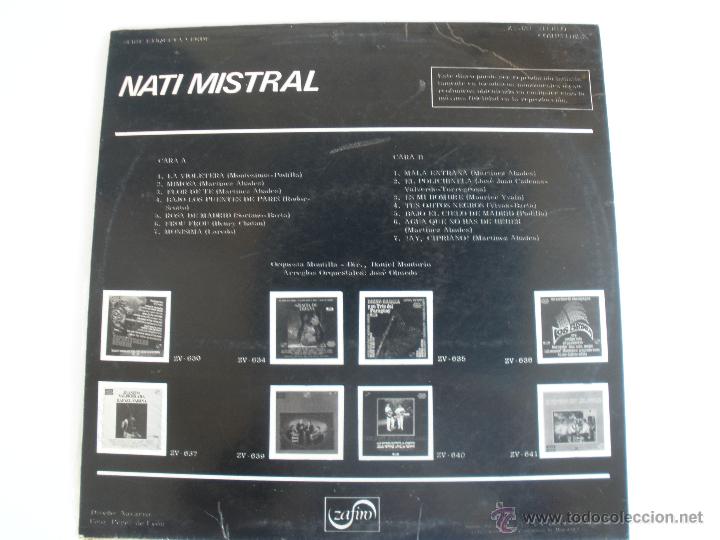 Discos de vinilo: NATI MISTRAL CON LA ORQUESTA MONTILLA - - Foto 2